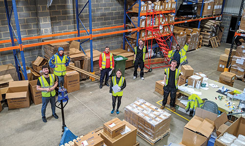 Warehouse workers